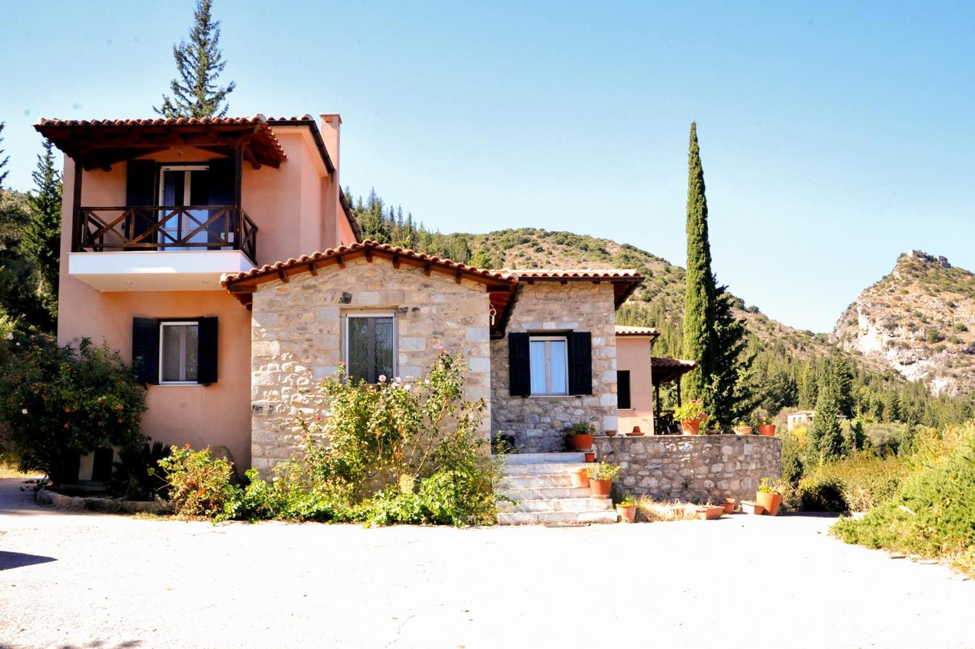 Aesthetic Delight - Stone Villa In Mistrá Exterior foto